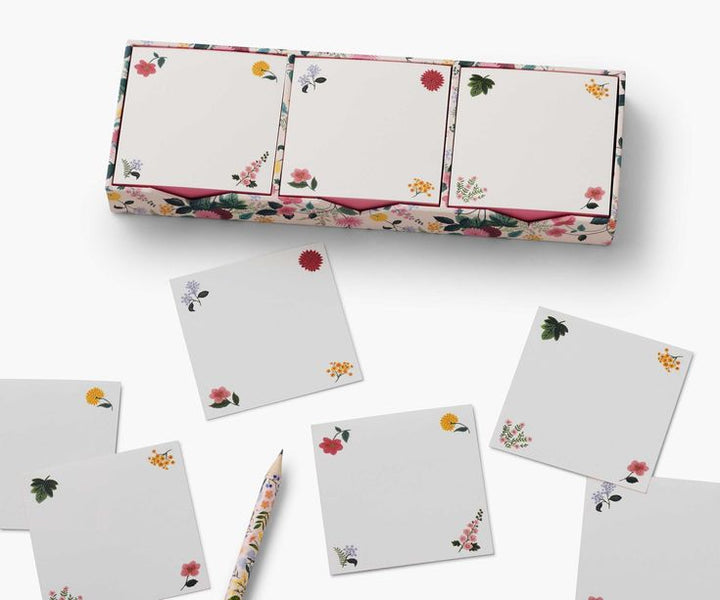 Dahlia Notepad Trio