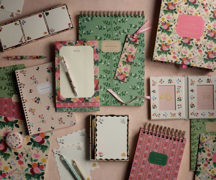 Dahlia Notepad Trio