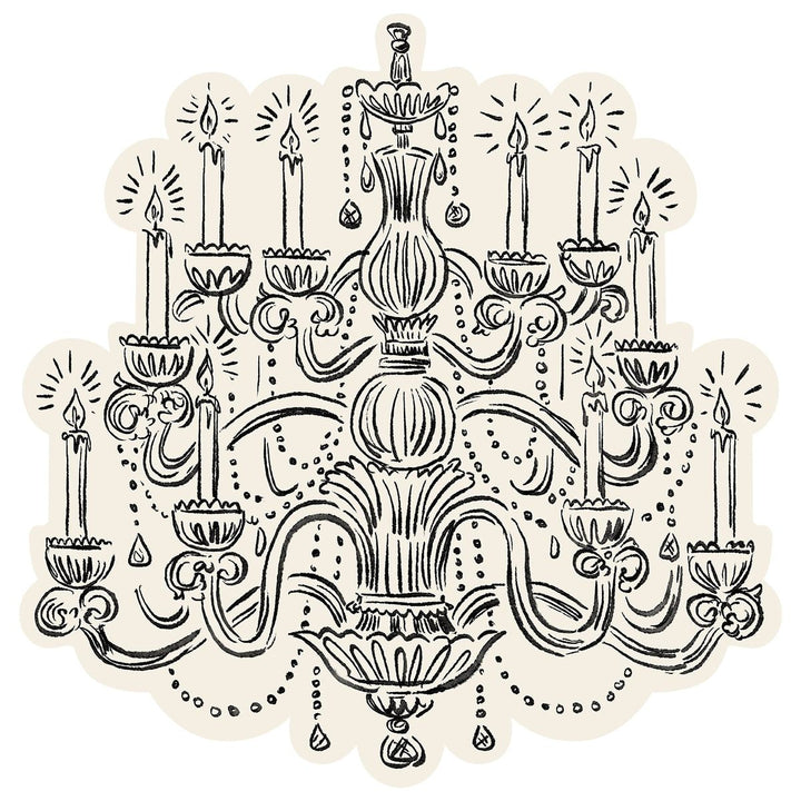 Die-Cut Chandelier Placemat