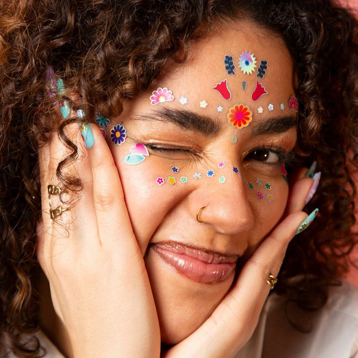 Face Stickers: Flower