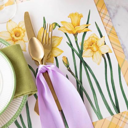 Field of Daffodils Paper Placemat
