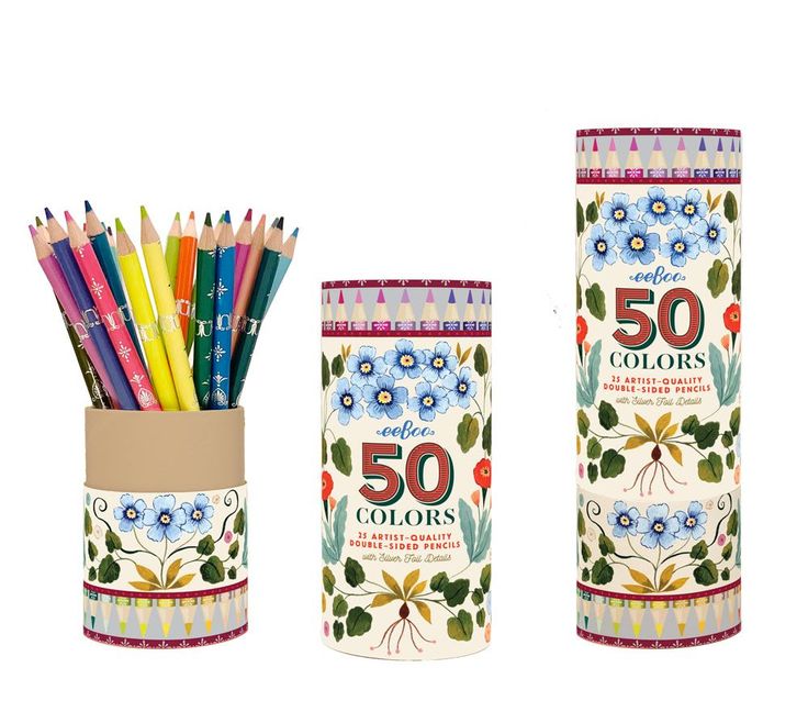 Flora's 25 Double-Sided Pencil