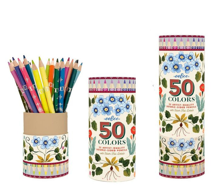 Flora's 25 Double-Sided Pencil