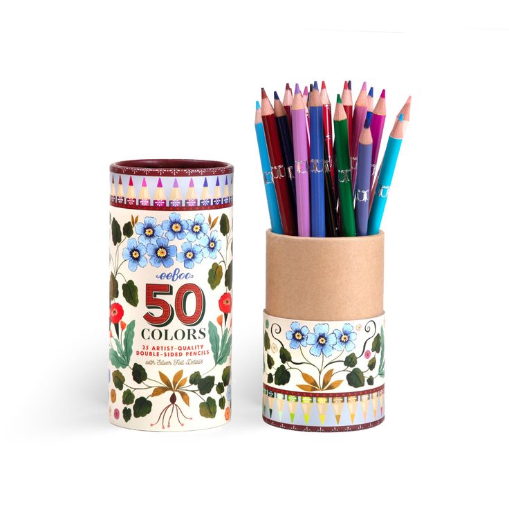 Flora's 25 Double-Sided Pencil