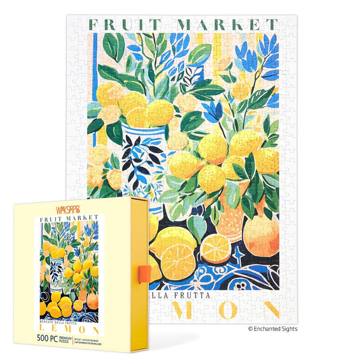Fruit Market Lemons 500pc Puzzle