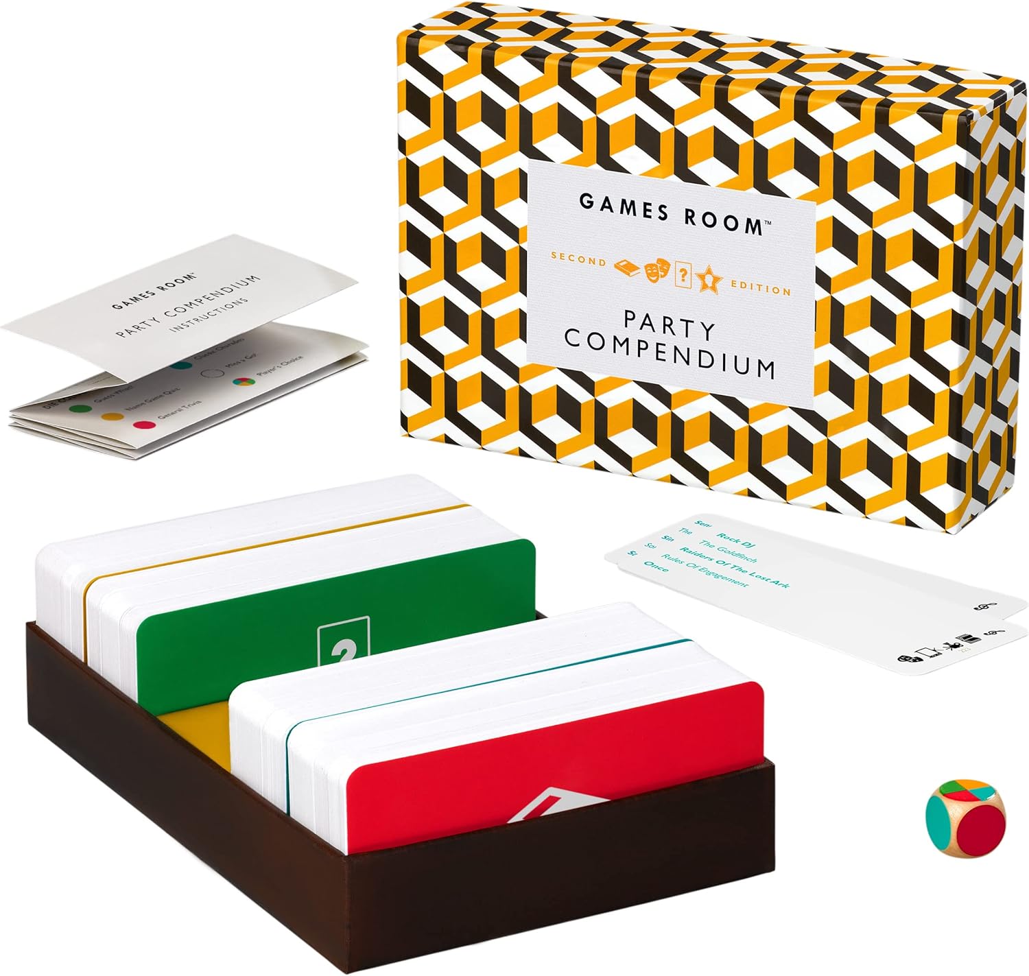 Games Room Party Compendium 4in1 Card Games Set Hank & Sylvie's