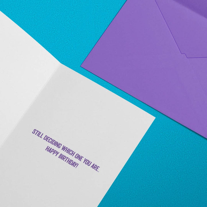 Here We Are, Linda - Birthday Card