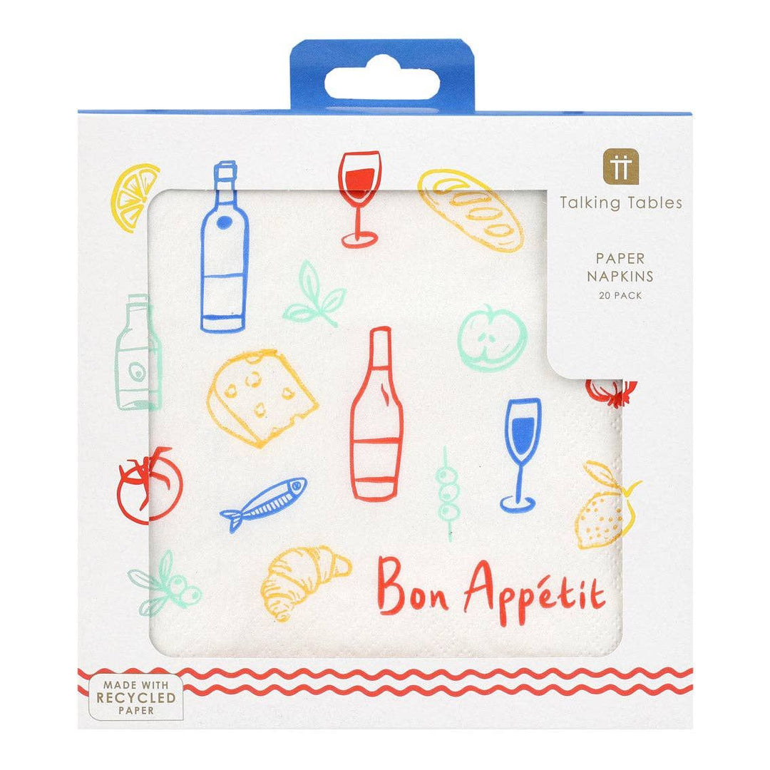 Icons Paper Napkins - 20 Pack