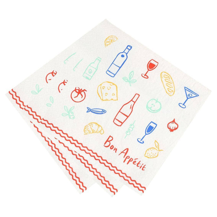 Icons Paper Napkins - 20 Pack
