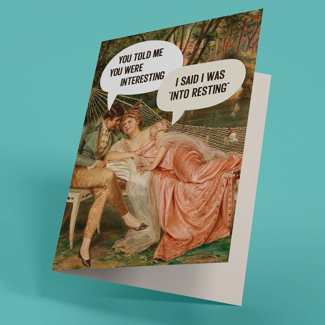 Into Resting - Anniversary Card