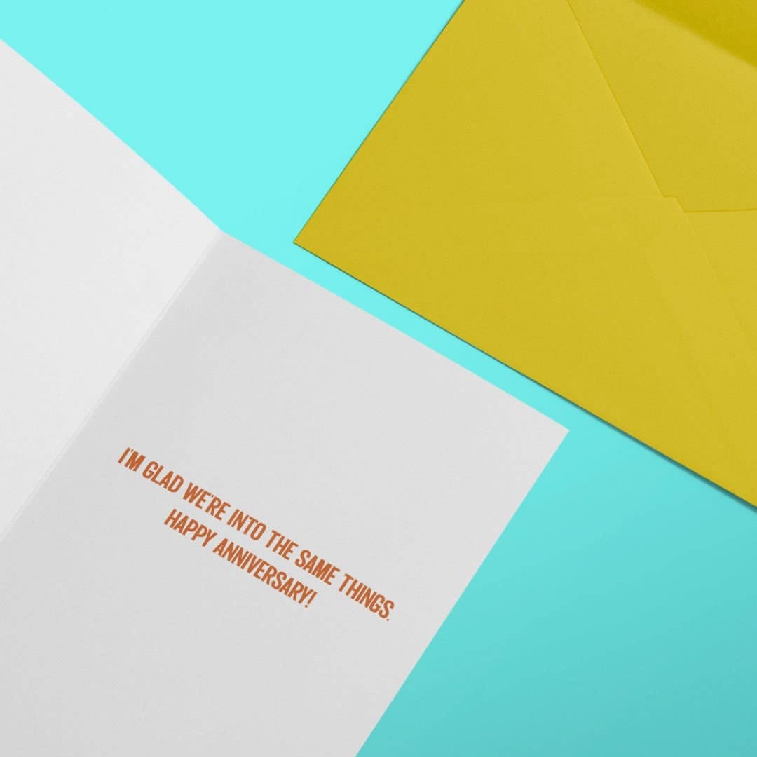 Into Resting - Anniversary Card