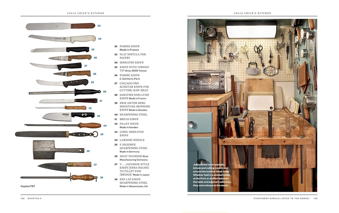 Julia Child's Kitchen: The Design, Tools, Stories, and Legacy of an Iconic Space
