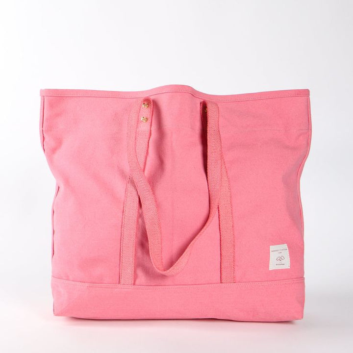Large East West Tote | Flamingo