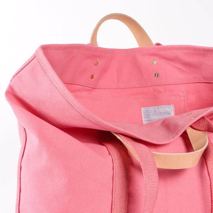 Large East West Tote | Flamingo