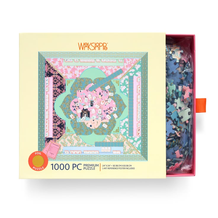 Wanlip 1000 piece puzzle in packaging with colorful design