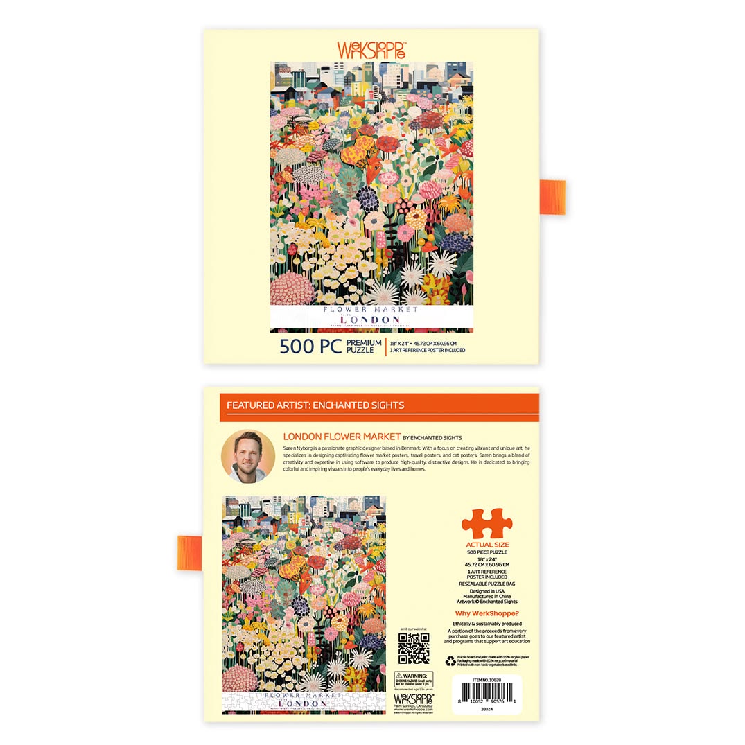 London Flower Market 500pc Puzzle