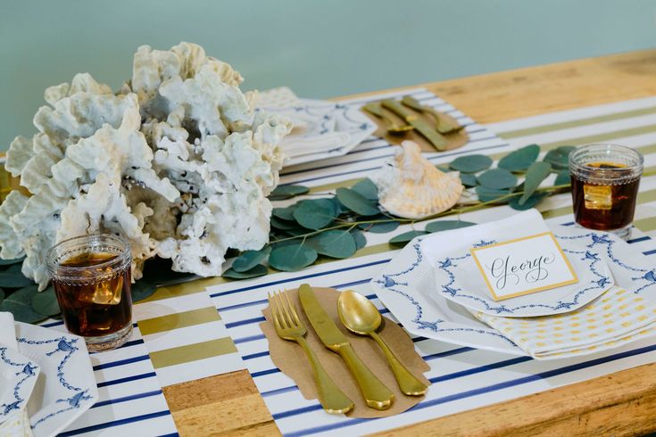 Navy Stripe Placemat