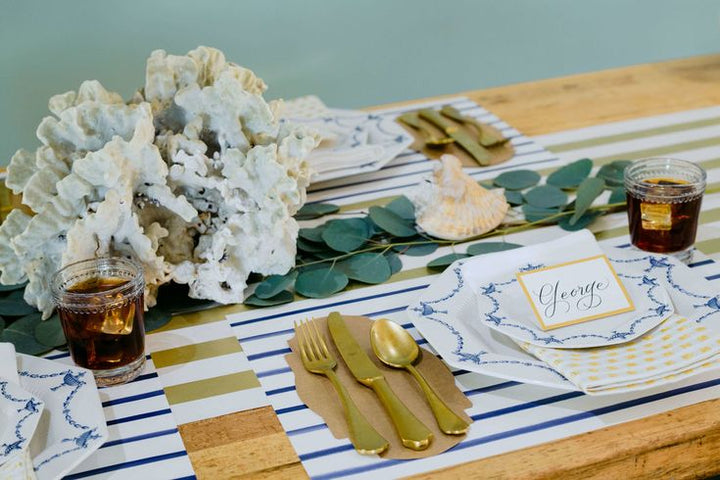 Navy Stripe Placemat