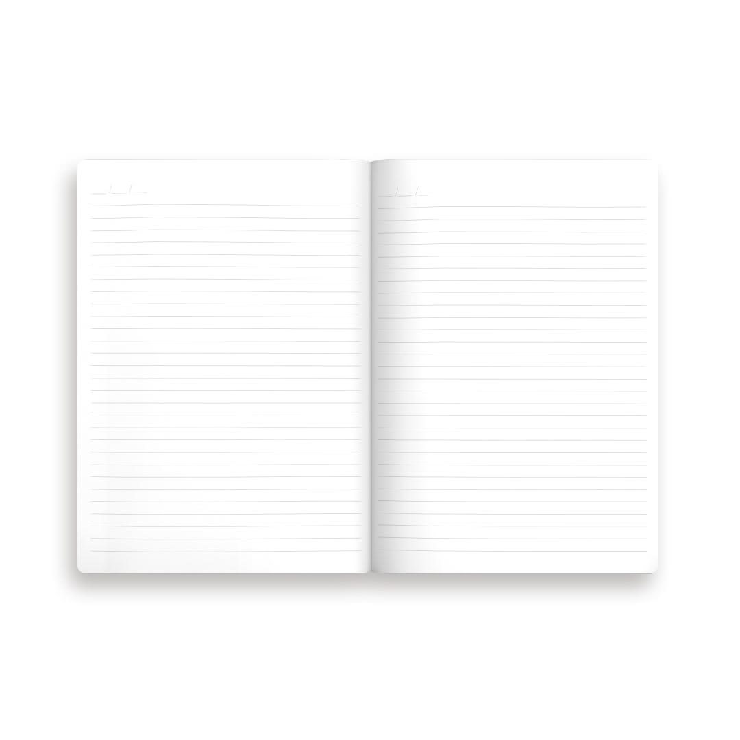 White book on a white background