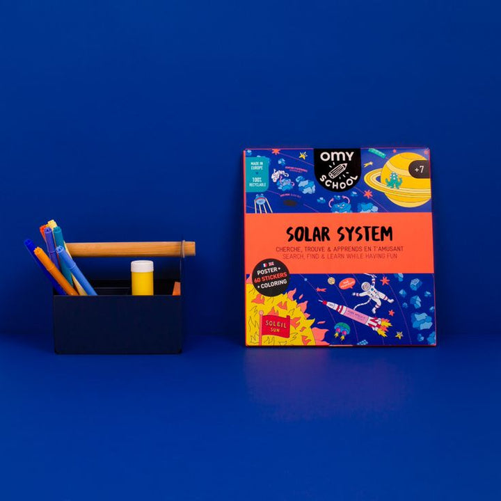OMY School Solar System Poster + Stickers