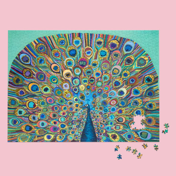 Peacock 1000pc Puzzle