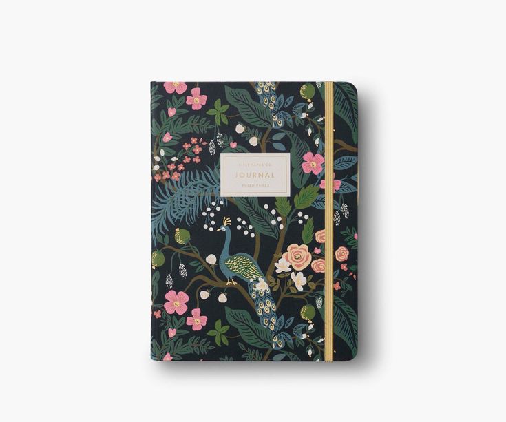 Peacock Journal with Pen