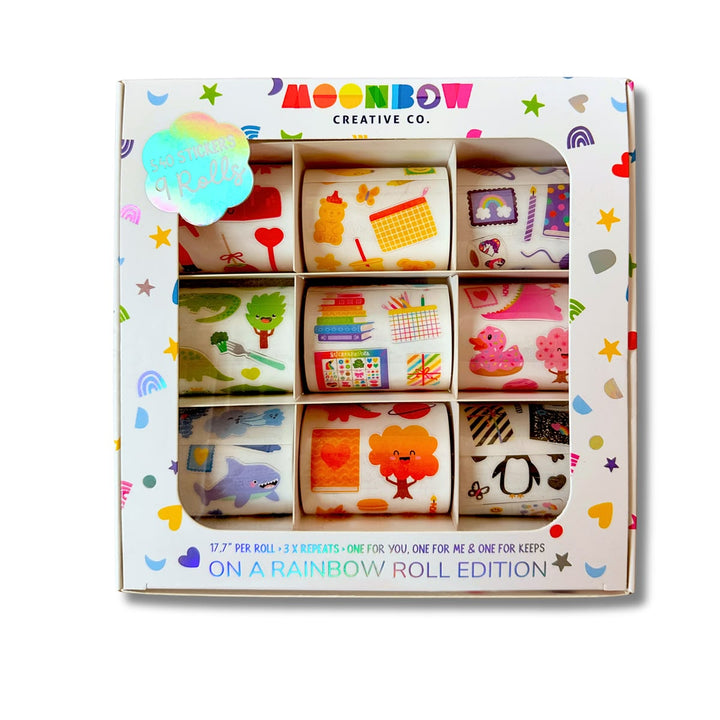 Sticker Roll Box: On a Rainbow Roll Edition