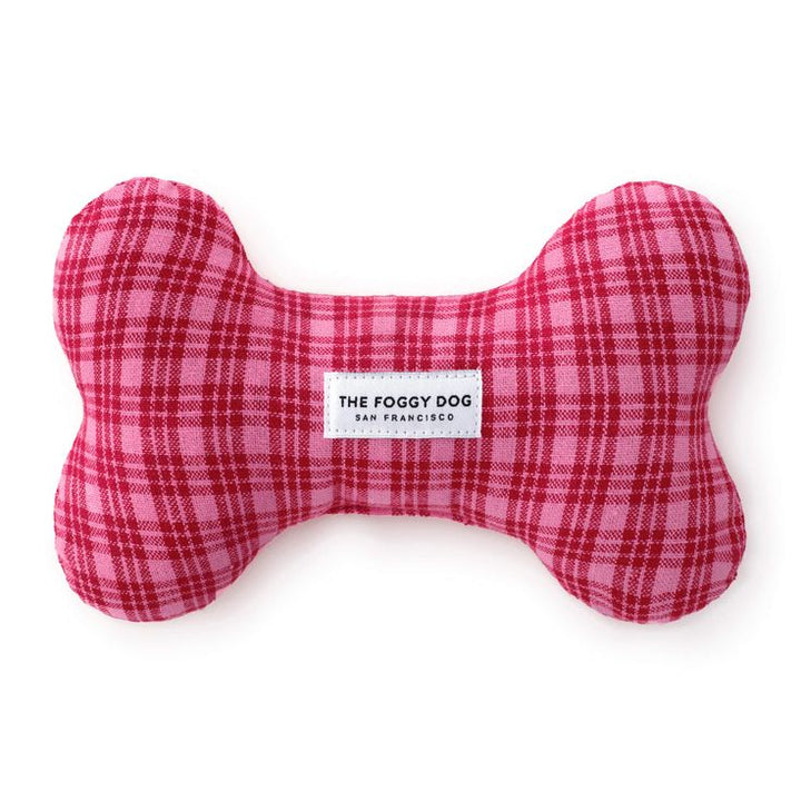 TFD Katherine Plaid Dog Squeaky Toy