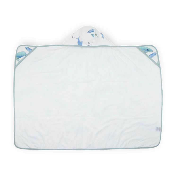 Toddler Hooded Towel - Whales