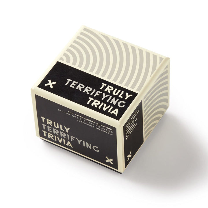 Box of 'Truly Terrifying Trivia' on a white background