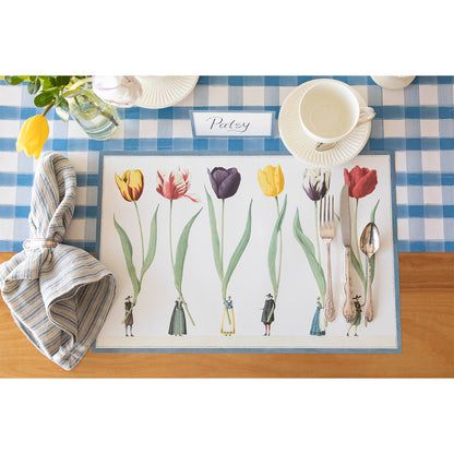 Tulip Parade Paper Placemat