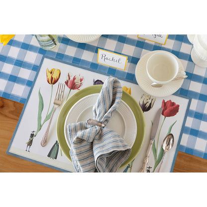 Tulip Parade Paper Placemat