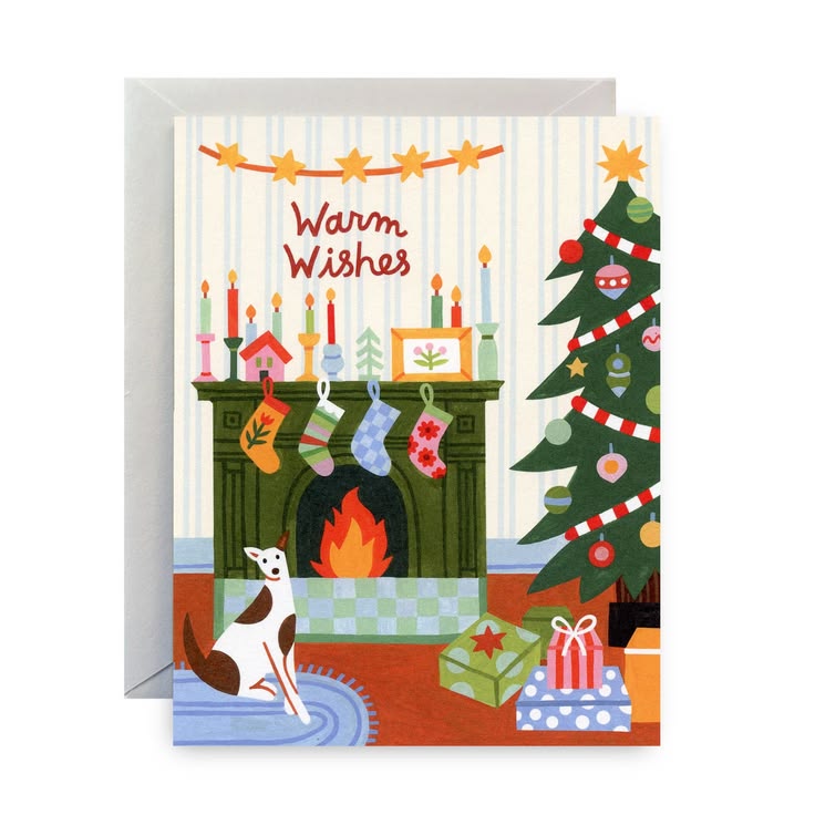 Warm Wishes Christmas Card