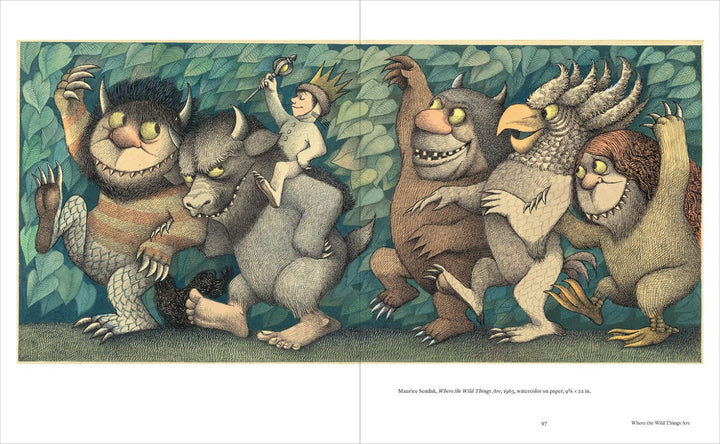 Illustration of fantastical creatures from a children's book