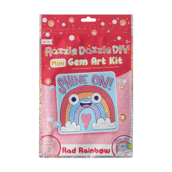 Hank & Sylvie's - Razzle Dazzle DIY Gem Art Kit - Rad Rainbow - Ooly
