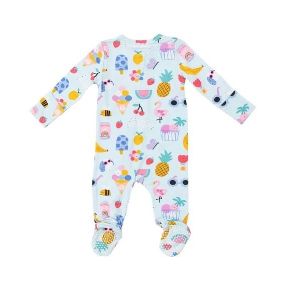 Ice Cream Giggles 2 Way Zipper Footie - Angel Dear - Hank & Sylvie's