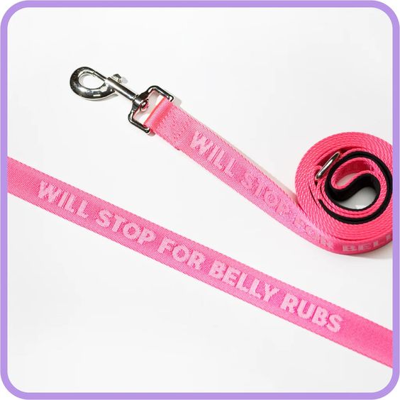 Belly Rubs Dog Leash - Hank & Sylvie's 