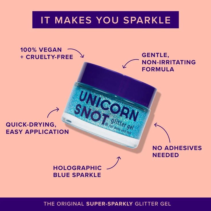 Glitter Body Gel - Sky - Unicorn Snot - Hank & Sylvie's 