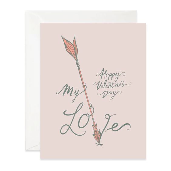 Love Arrow Valentine Card