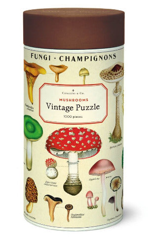 Mushrooms Vintage 1000 Piece Puzzle