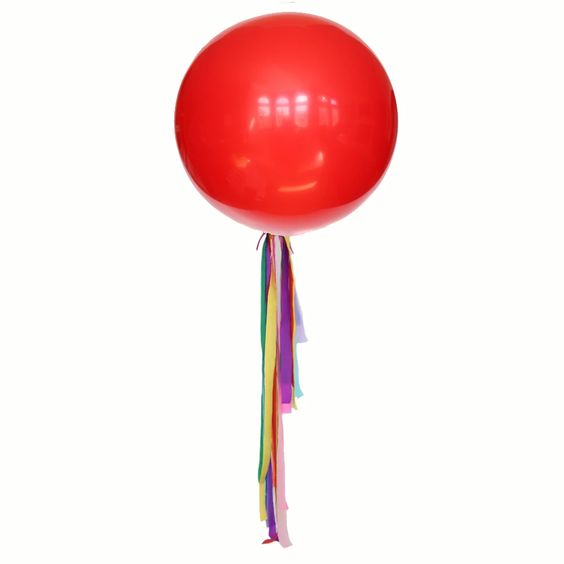 Bright Rainbow Balloon Streamer Kit