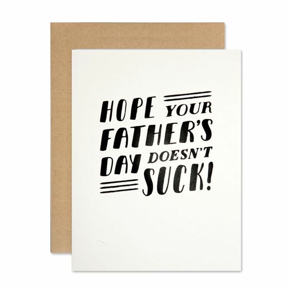 Father's Day Doesn't Suck