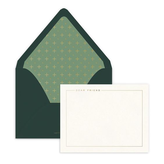 Dear Friend Holly Luxe Lined Note Set