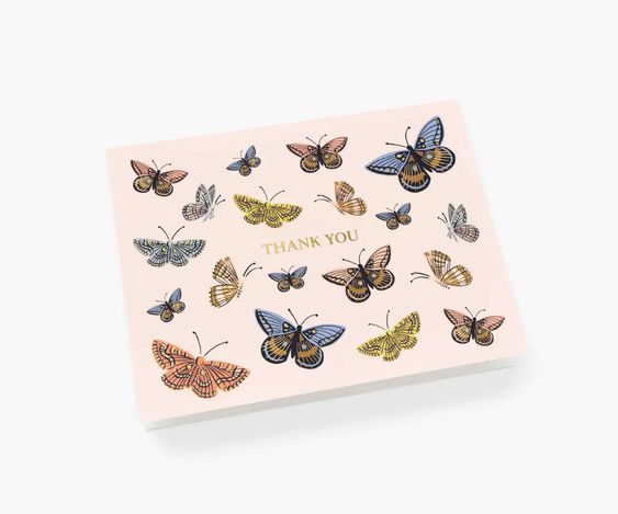 Monarch Thank You Boxed Card Set