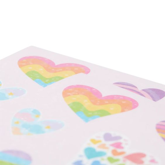 Stickiville Stickers: Rainbow Hearts