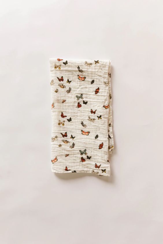 Butterfly Migration SwaddleClementine Kids Butterfly Migration Baby Swaddle 