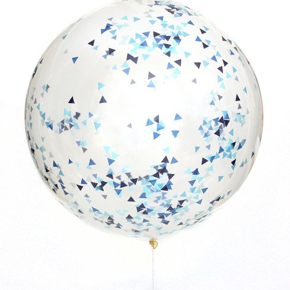 Ocean Jumbo Confetti Balloon