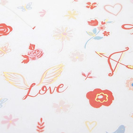 Valentine Mini Sticker Sheet