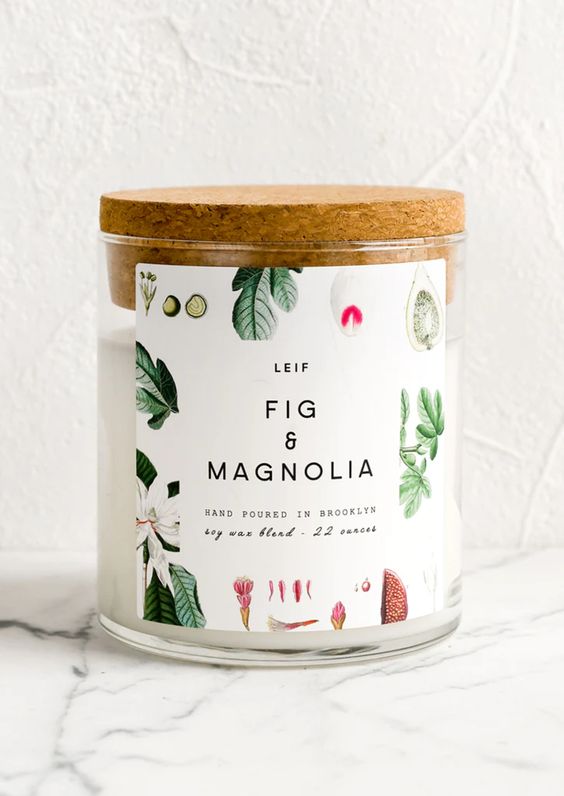 Botanist Candle:  Fig & Magnolia