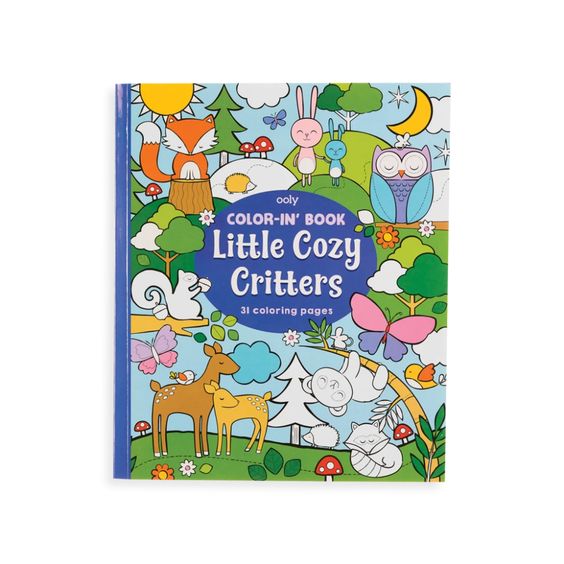 Color-in Little Cozy Critters